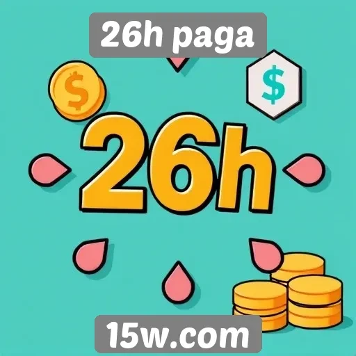 Como funciona o sistema de pagamentos do 26h paga