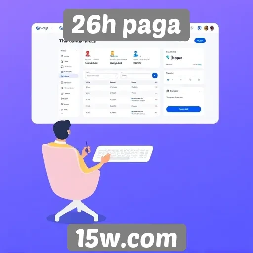 Interface e usabilidade do 26h paga exploradas